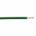 Sequel Wire & Cable 22 AWG, UL 1007 Lead Wire, 7 Strand, 105C, 300V, Tinned copper, PVC, Moss green, Sold by the FT 2232A4T-0505AR210